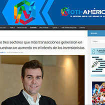 Dos de los tres sectores que ms transacciones generaron en el pas, muestran un aumento en el inters de los inversionistas